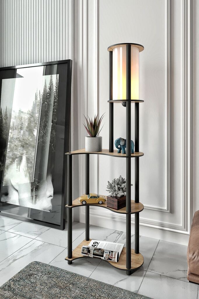 Подна ламба Opviq KS-11119, 17x140 см, IP20, беж-црна