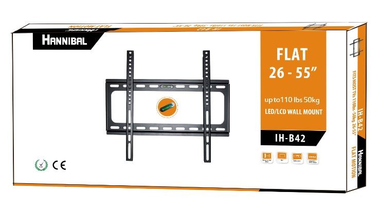 Alfa Electric IH-Б42, 26-55, макс.50kg Држач за ТВ + либела