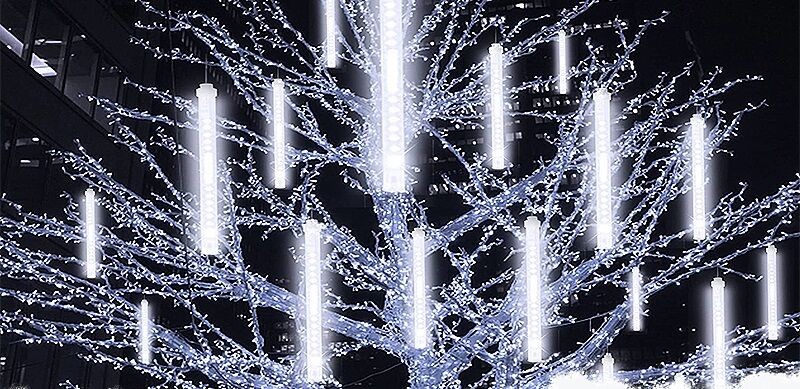 Alfa Electric LED стапчиња бели-новогодишни украси 20+10