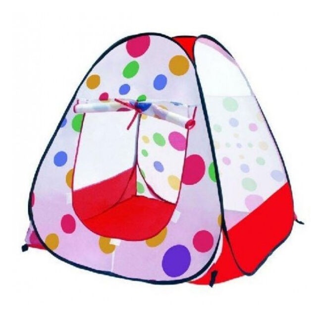 Детски Pop Up Шатор за Игра – F5032S За момчиња и девојчиња на возраст од 1 до 12 години, 100 x 100 x 100см Бел