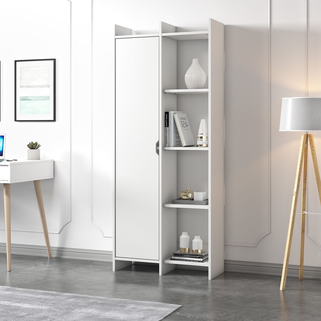 Понуда за полица за книги Hanah Home, 70x180x30 см, бела