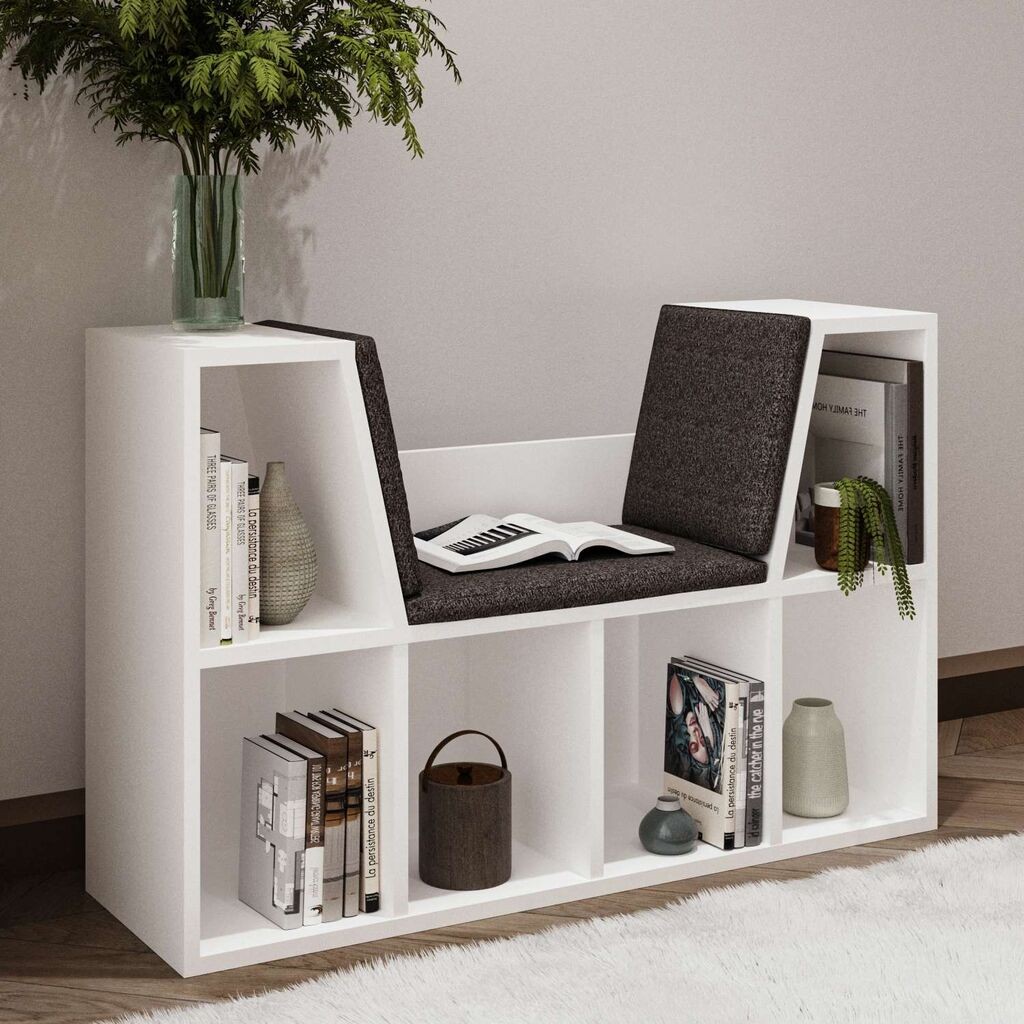 Полица за книги Hanah Home Livora, 103x63x30 см, бела