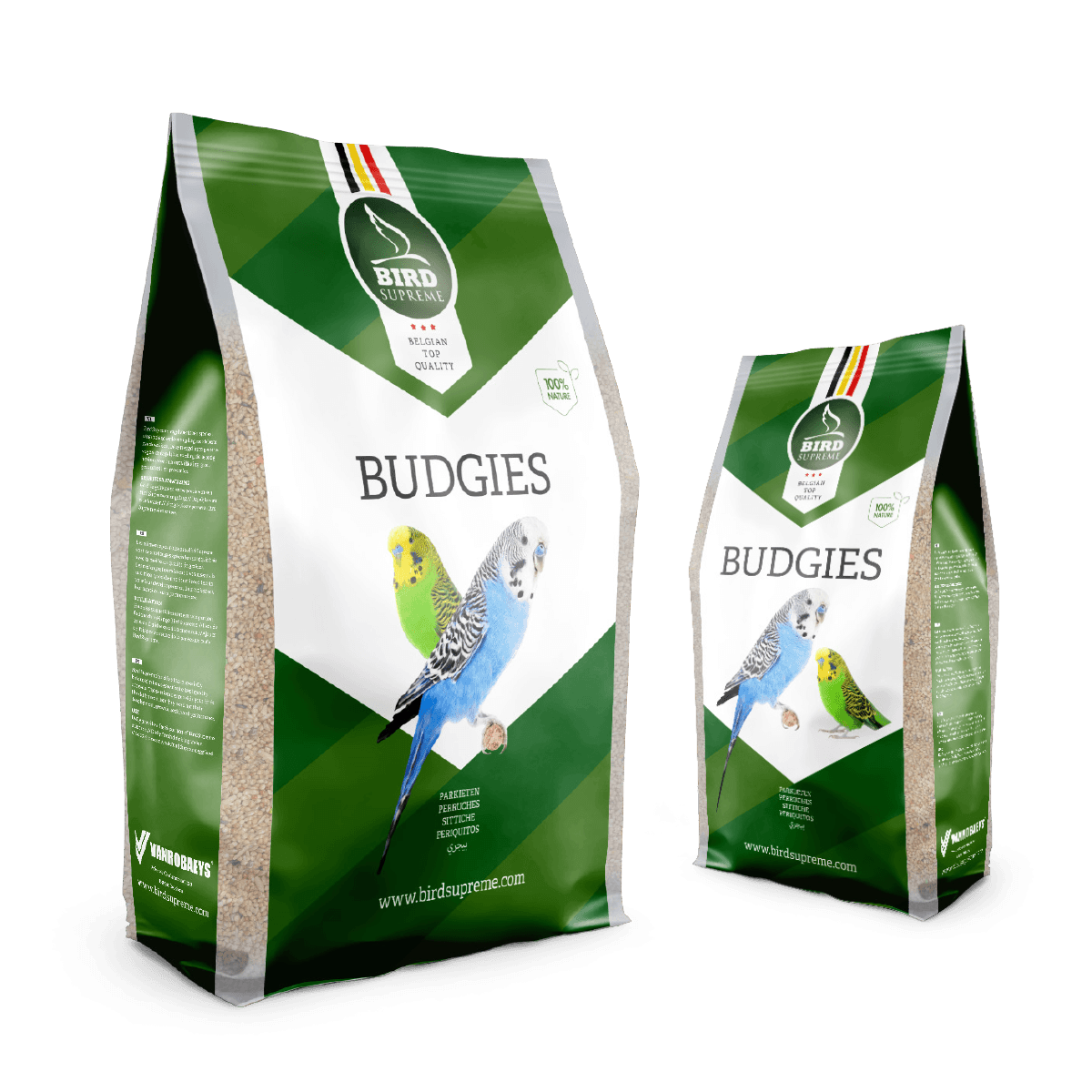 BIRD SUPREME Храна за Тигрици BUDGIES 4кг