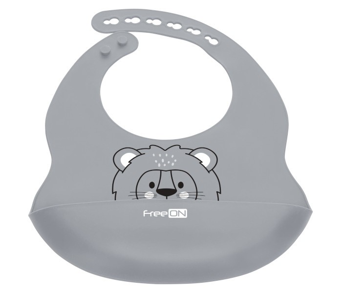 Freeon Portikla за бебиња силикон Freeon лав, сив