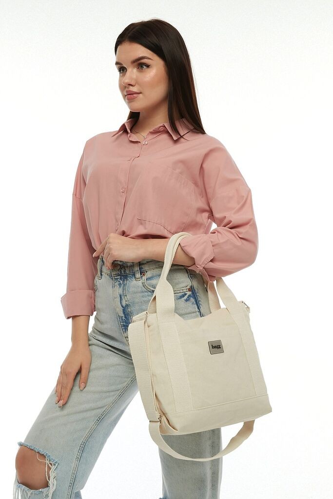 Женска чанта MyValice 2143, кремаста