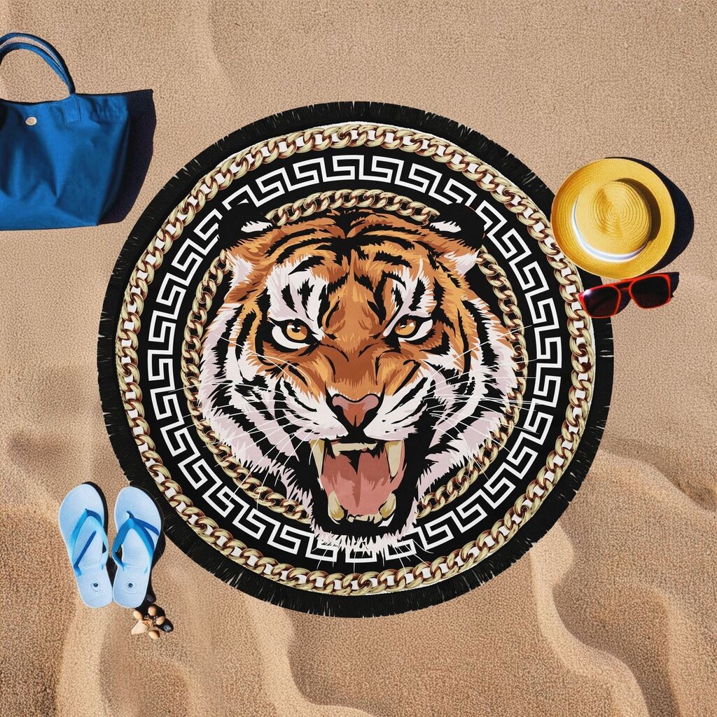 L'essentiel Maison Пешкир за плажа BTR20217013, 150x150 cm, Шарена