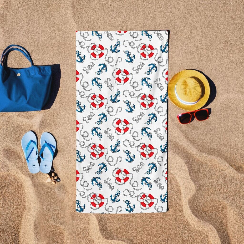 Пешкир за плажа L'essentiel Maison BT20215020, 75x150 см, шарен