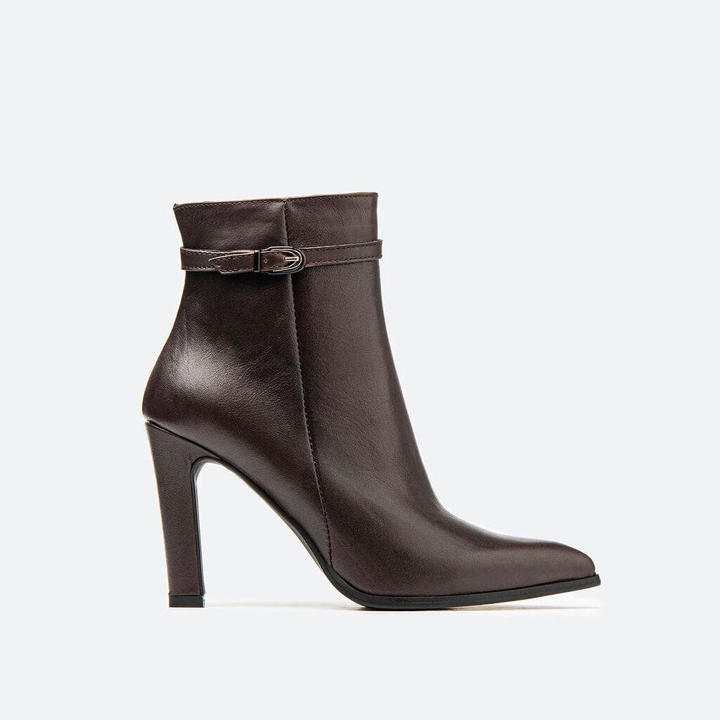 GRAFITI Жеснки кратки чизми ANGIE CAFE NAPPA