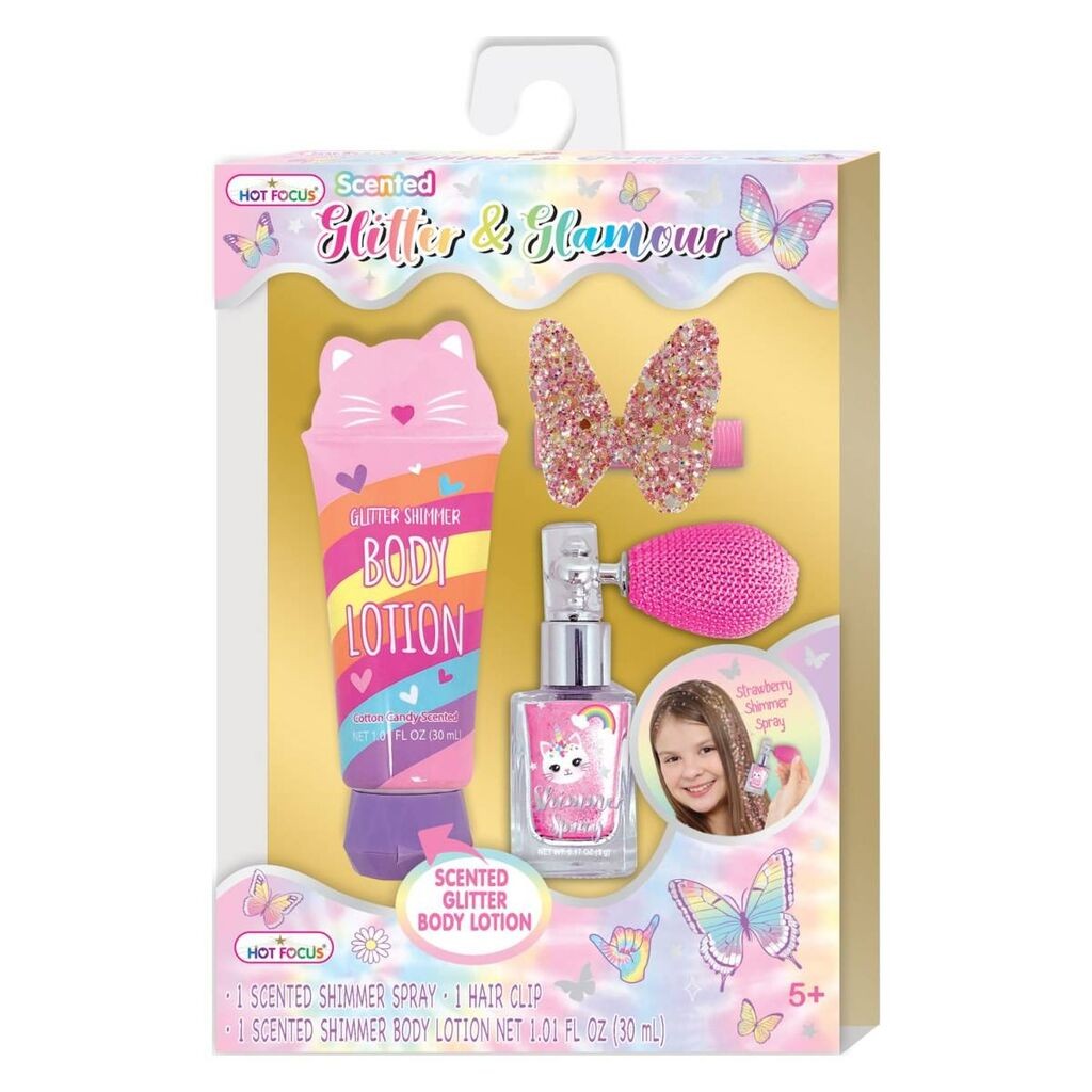 Hot Focus Крем за тело и сјајна пудра за коса