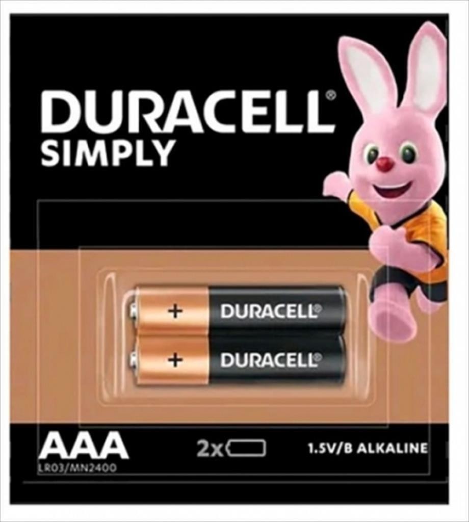 Duracell Батерии Basic Alkaline 2xAAA 1.5V LR03