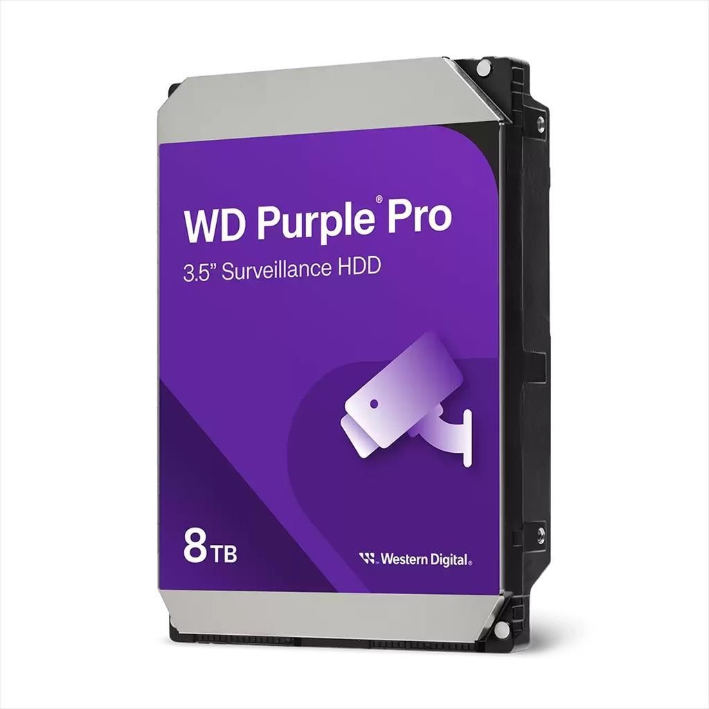 WD Хард Диск 3.5 Инчи 8TB Purple Pro 24x7 7200RPM 256MB SATAIII WD8002PURP