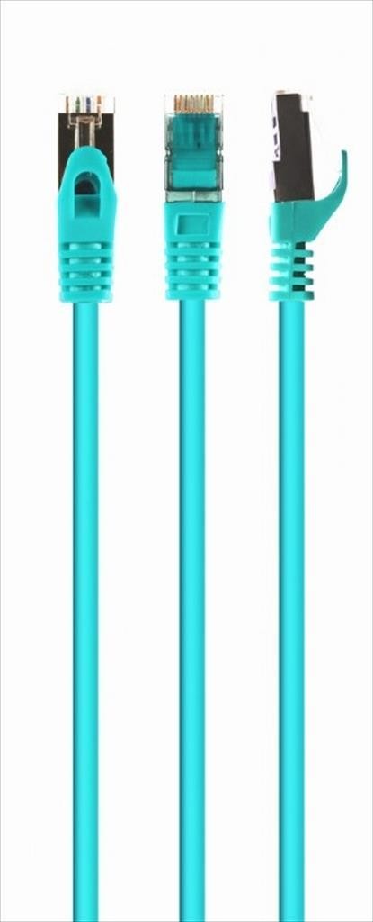 Cablexpert Мрежен Кабел Patch S/FTP CAT6A LSZH 0.25m Зелен