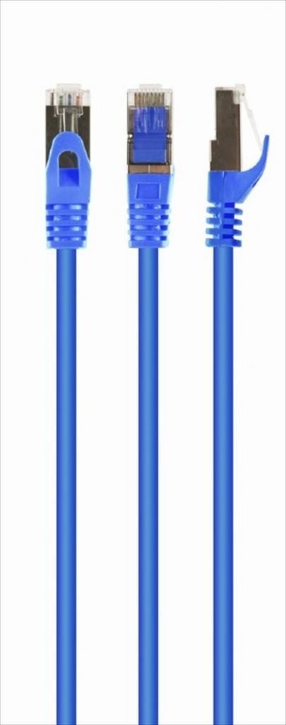 Cablexpert Мрежен Кабел Patch S/FTP CAT6A LSZH 0.25m Син