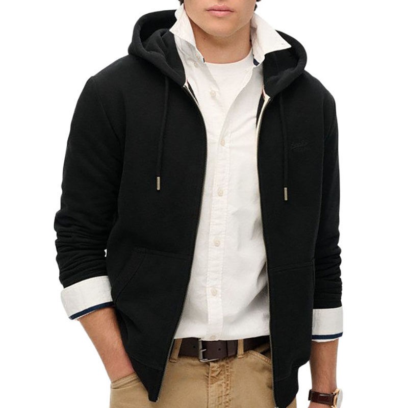 SUPERDRY Машки Дуксер ESSENTIAL LOGO ZIP HOODIE