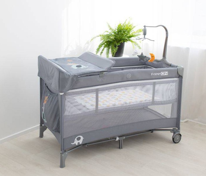 FreeON Elephants Преносно Креветче со Двојно Дно