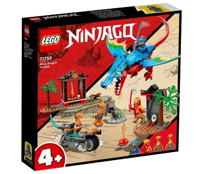 LEGO Коцки NINJAGO – Храмот на Змејот (4+ години)