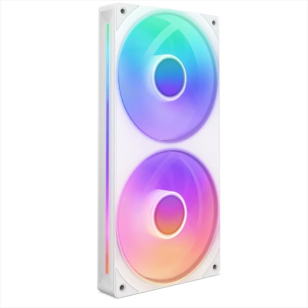NZXT Кулер 240Mm F240 Single Frame Rgb Core White Pwm, 2.400 Rpm, Rf-U24Hf-W1