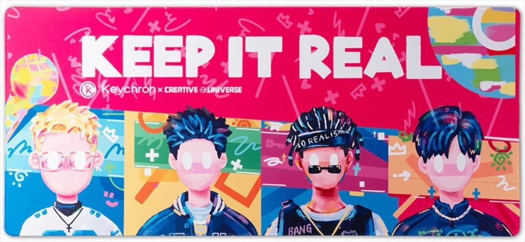 Keychron Подлога за глувче Desk Mat Keep It Real 900X400X3 Dm-4