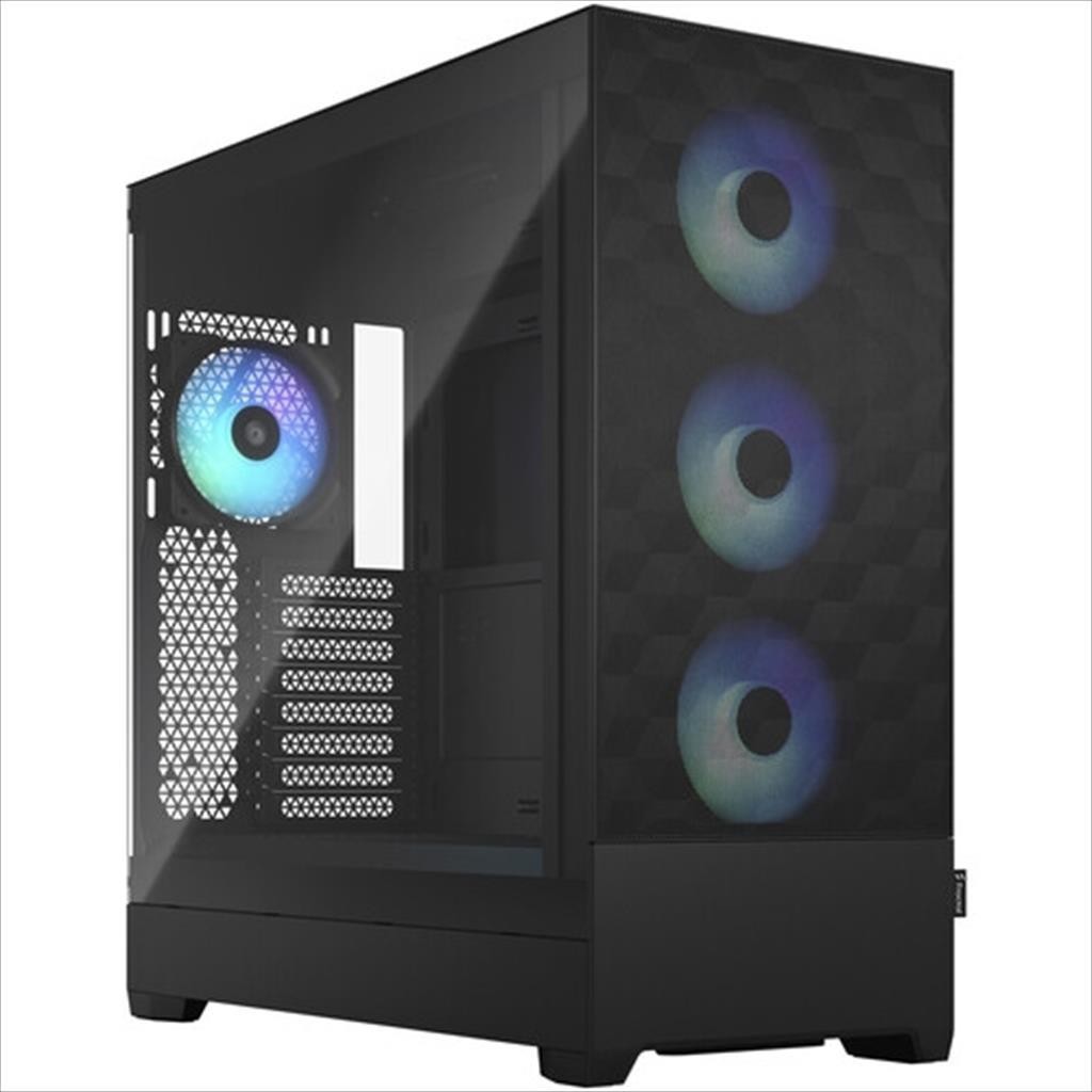 Fractal Куќиште Fractal Design E-Atx Mid-Tower Pop Xl Air Rgb Black, 4X120Mm Aspect 12 Rgb, W/Window, Front Mesh, Fd-C-Por1X-06