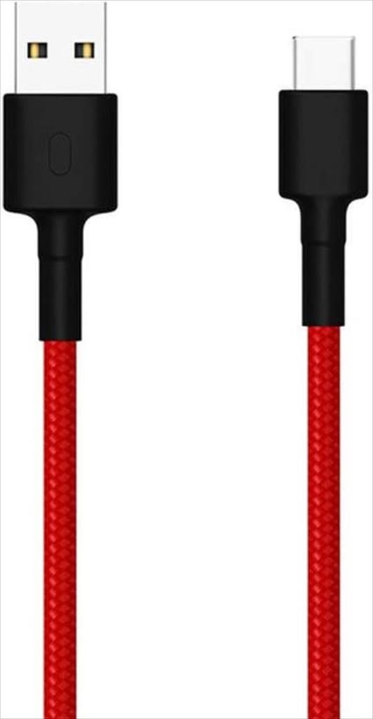 Xiaomi Кабел Usb 2.0 Am - Type-C M Braided Red 1M Sjv4110Gl