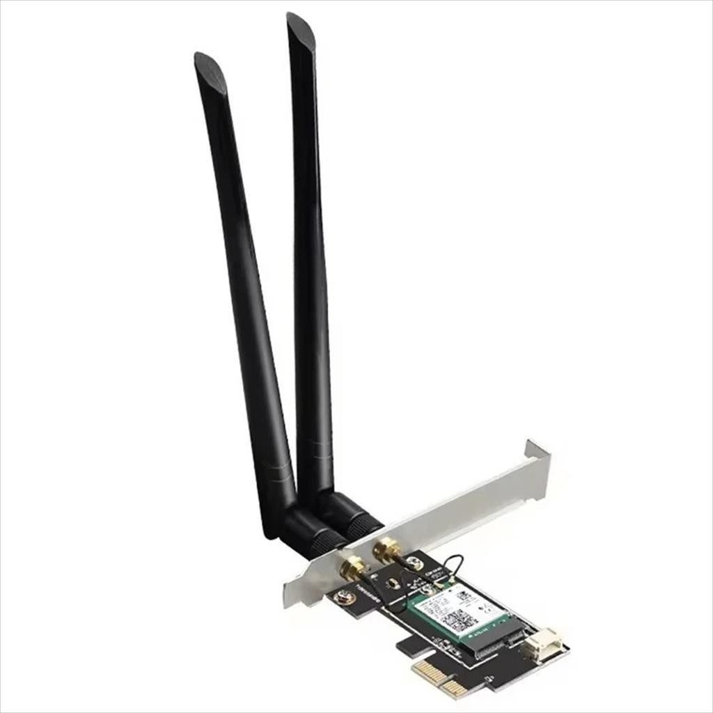 Diewu Technology Мрежна Безжична Pci-E Картичка 3000Mbs Dual Band Wifi 6 Txa076 Chipset: Intel/ As200