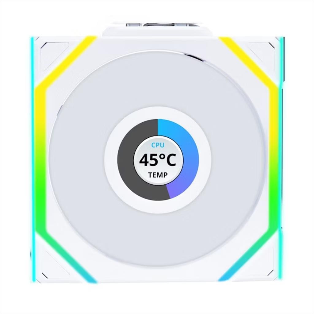 Lian Li Кулер Case Fan 120Mm Uni Fan Sl Wireless Lcd 120 A-Rgb Pwm, White, 12Sllcd1W1W
