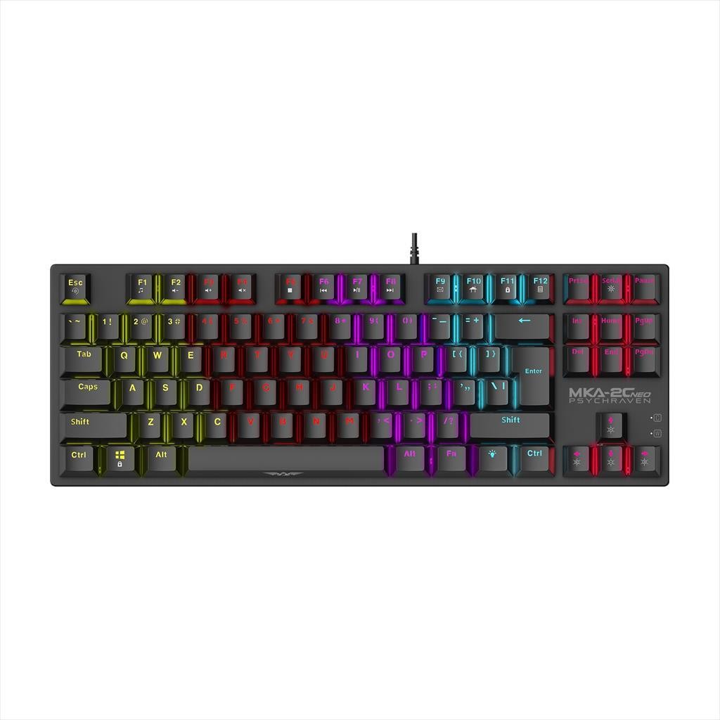 Armaggeddon Тастатура Механичка Mka-2C Neo Psychswif Kevlartech Keycaps Hotswappable Modular Switch Clicky, Led Backlight