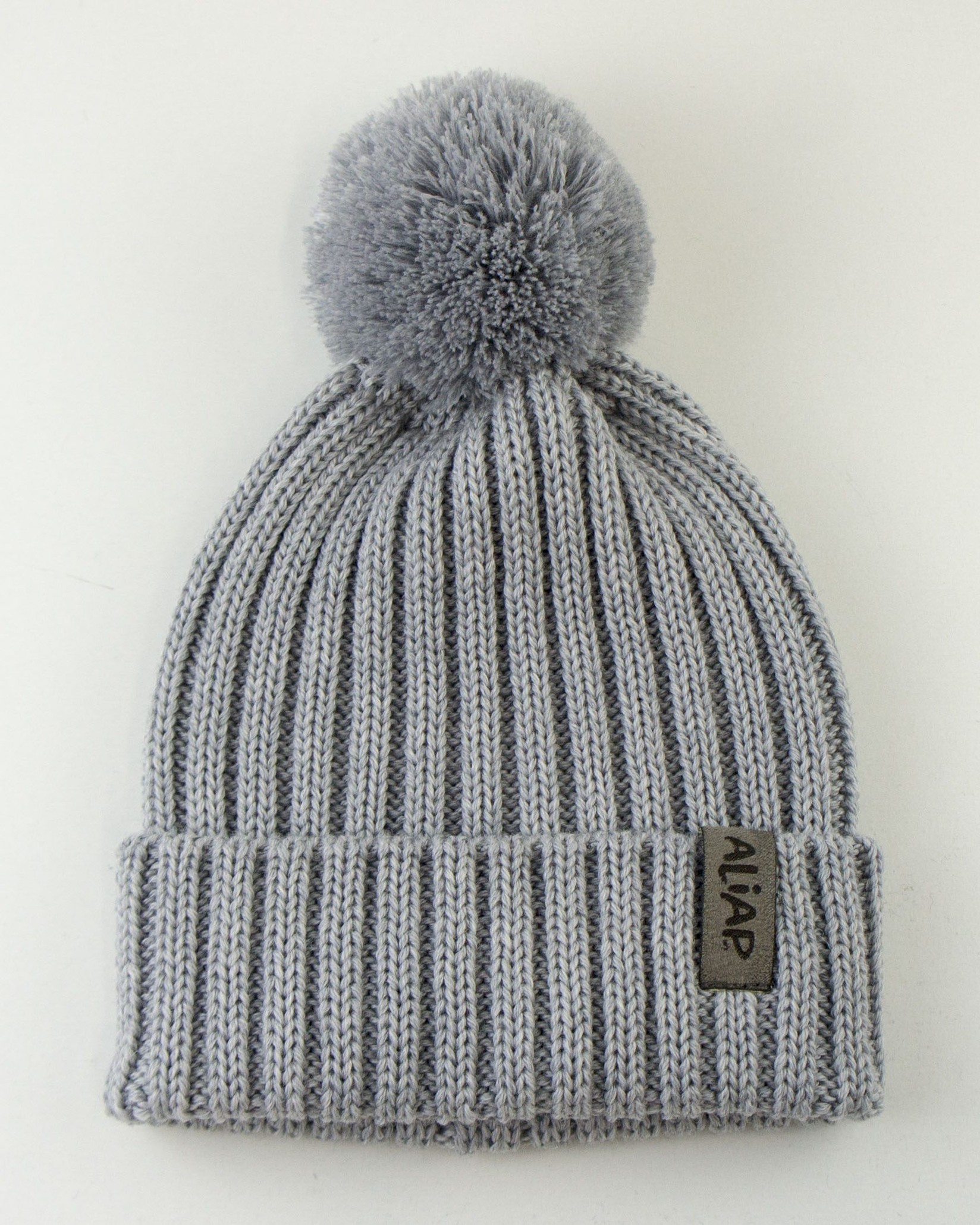 Aliap Капче Beanie 100% мерино волна - сиво - 18м-3г