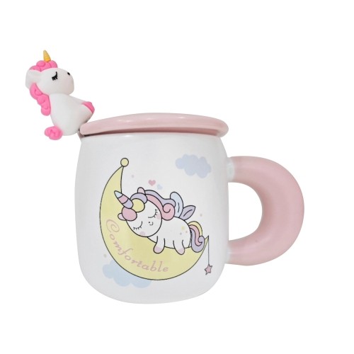 BG Office Шолја, Керамичка, Со Капак, Unocorn , S6150