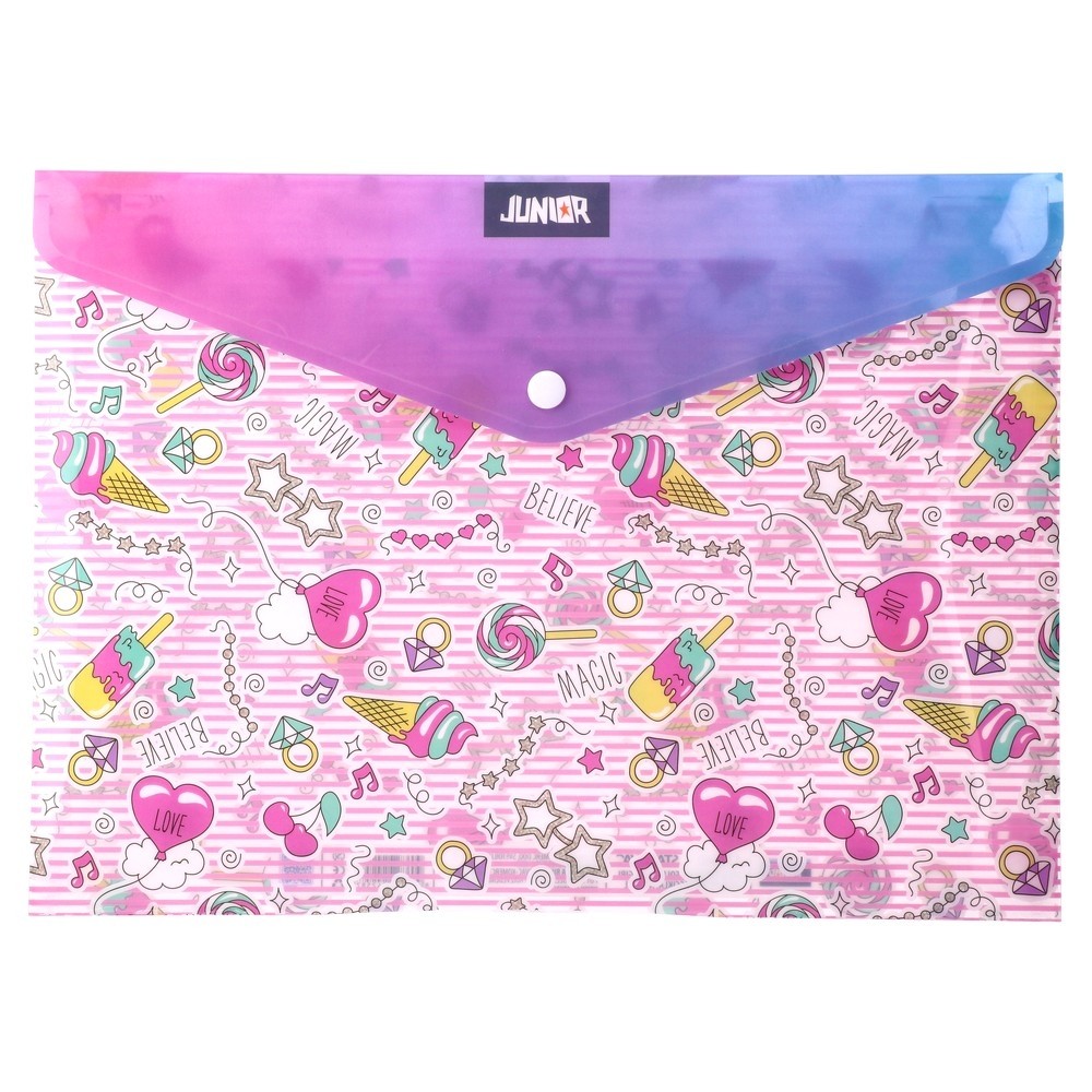 Statovac Папка, Со Копче, PVC, А4, Enlo Belive , 131840