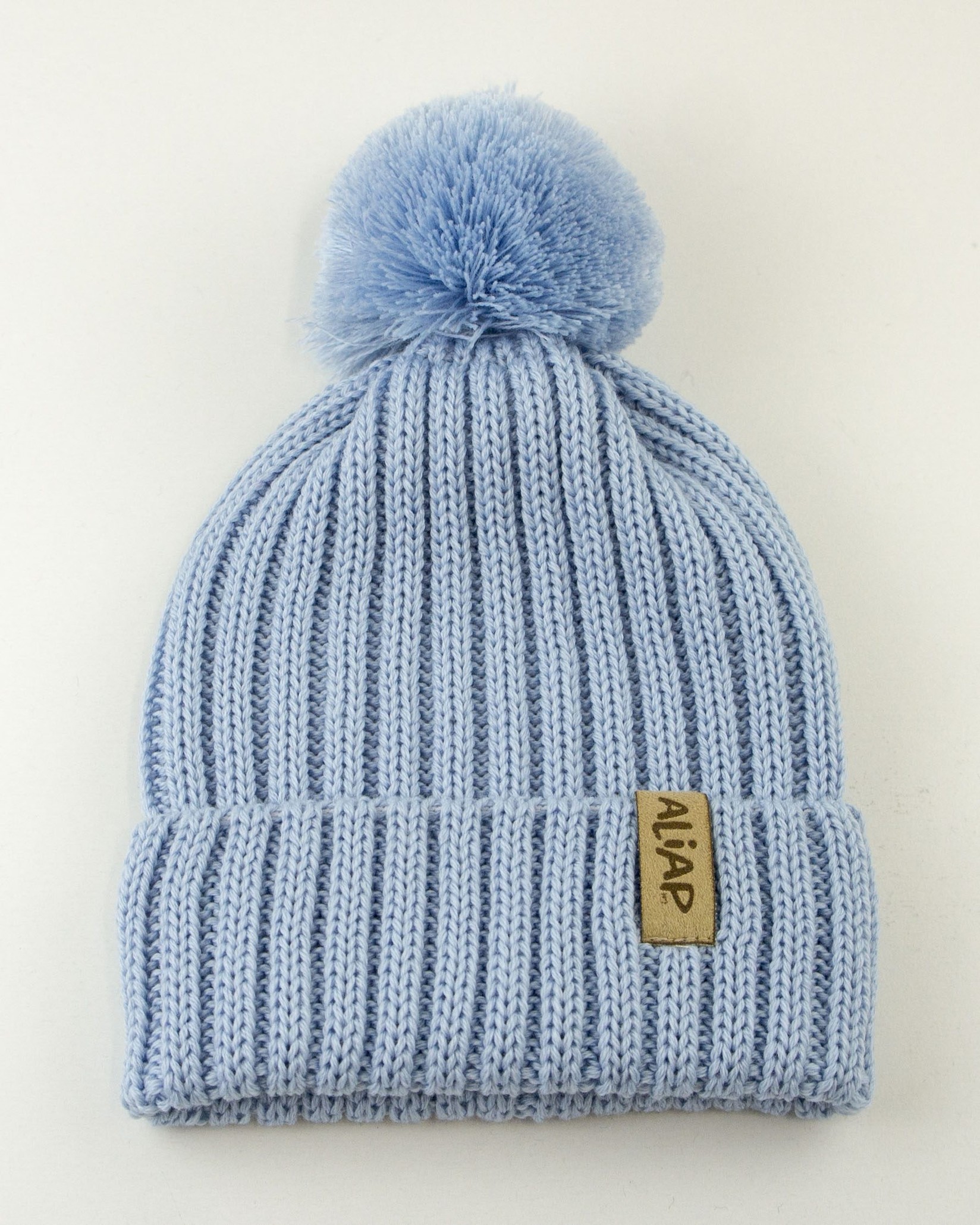 Aliap Капче Beanie 100% мерино волна - сино - 18м-3г