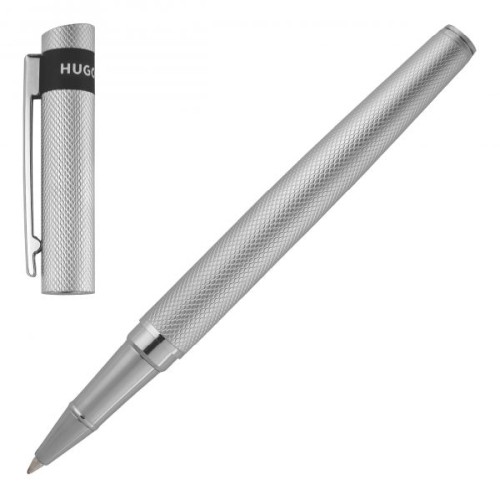 Hugo Boss Пенкало, Ролер,Со капаче,Мина сина М, Loop Diamond,HSW3675B,Хромирано