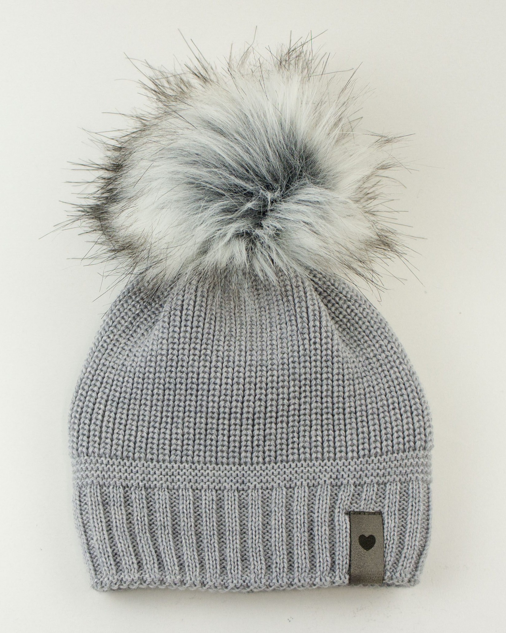 Aliap Капче Class Knit 100% мерино волна - сиво - 0-1г