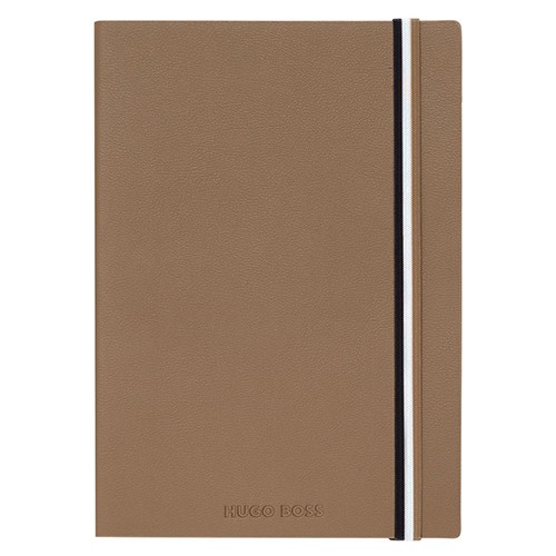 Hugo Boss Нотес, Со ластик, А5, 80гр., 80Листа, Со линии, Iconic, HNH321XL