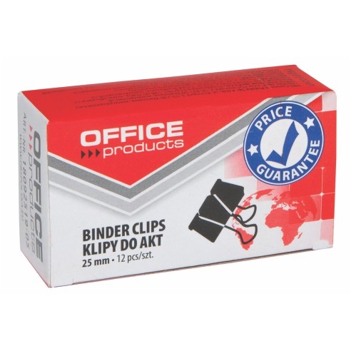 PBS Штипка за хартија, 1/1, 25мм, 18092519-05, Црна