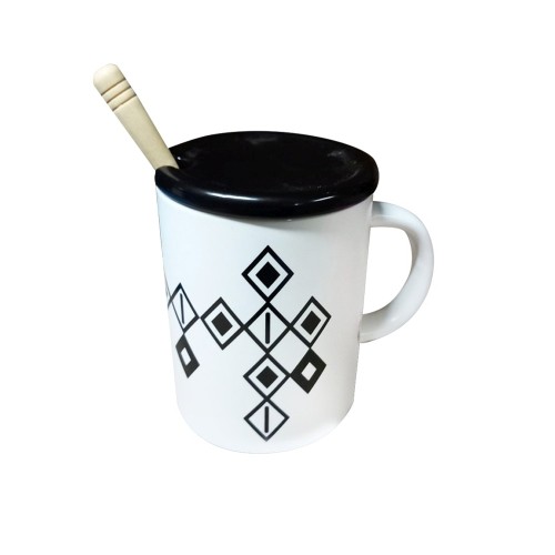 BG Office Шолја, Керамичка, Со Капак, Со натпис, S582