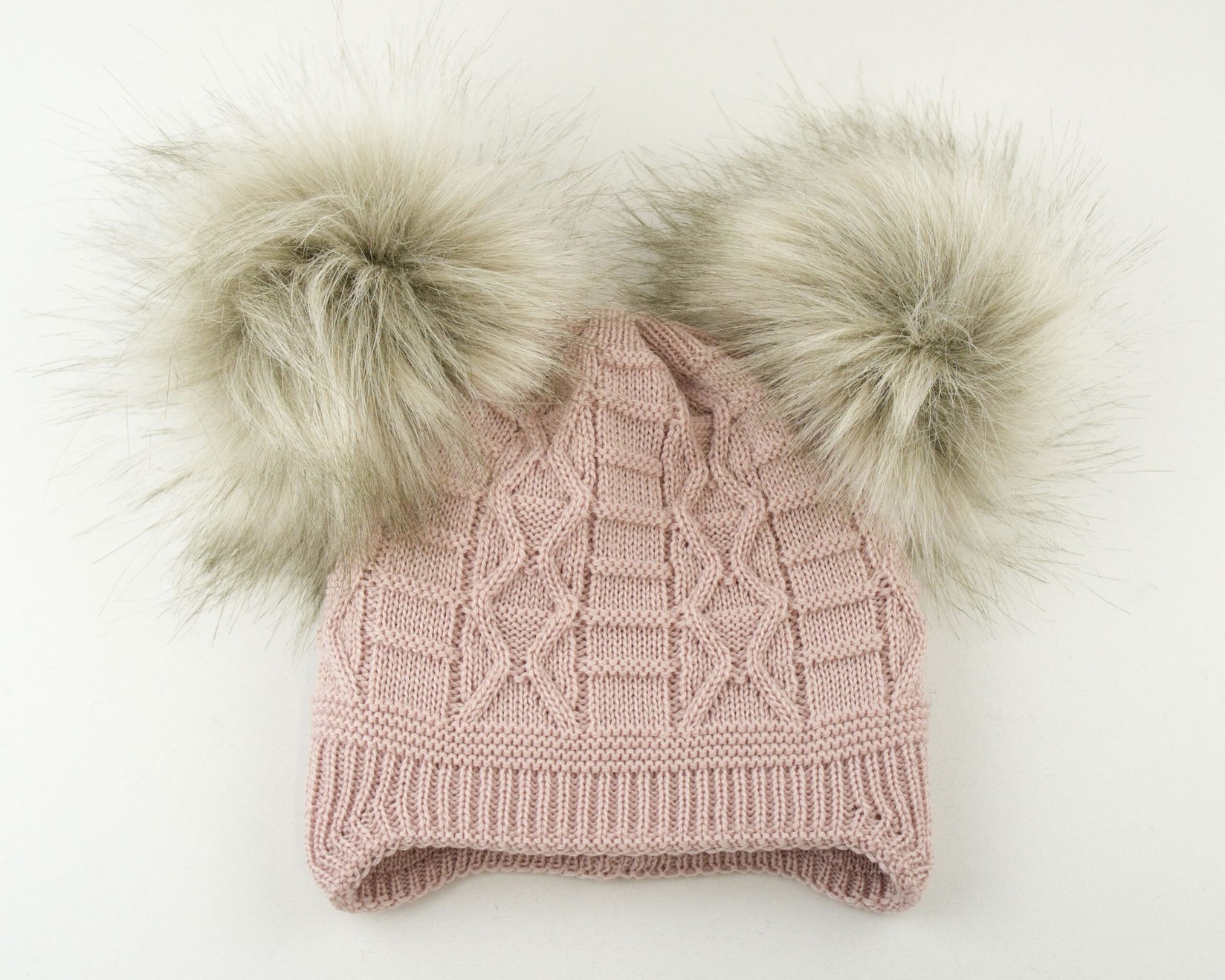 Aliap Капче Style Knit 100% мерино волна - розе - 0-1г