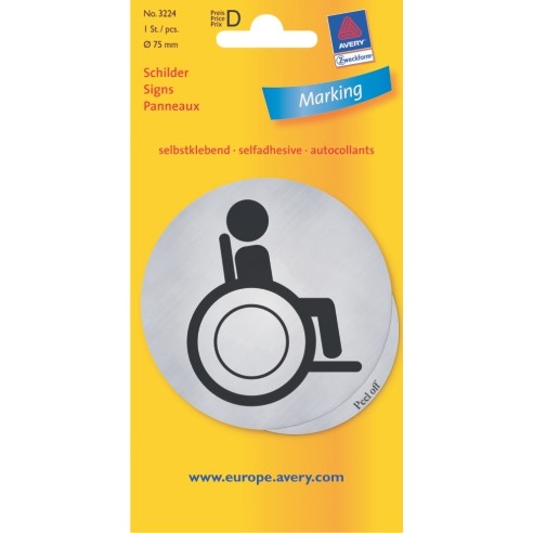 Avery Zweckform Цвекформ 3224 Етикта-Знак Пристап