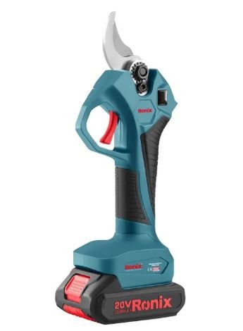 Ronix Батериска ножица за кроење brushless 1×2Ah 20V Батерија со куфер  8660