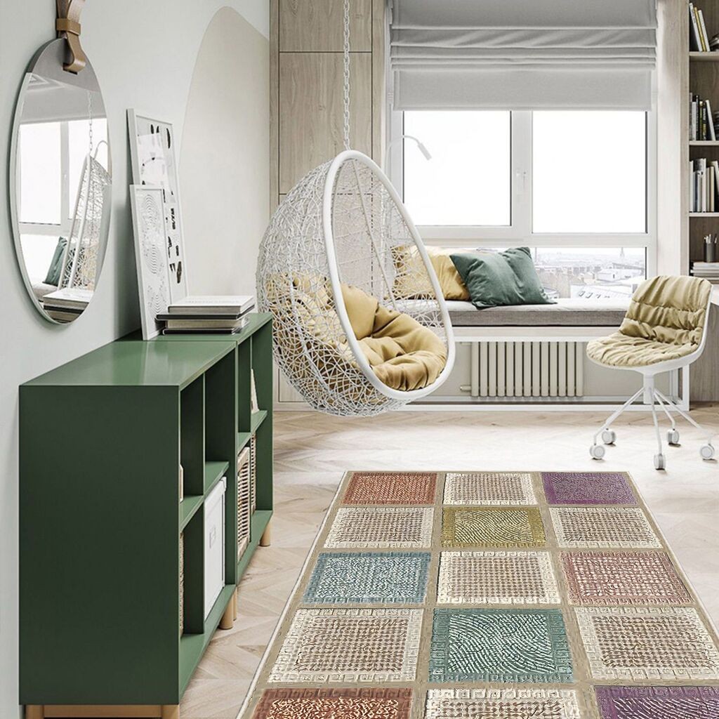 Conceptum Hypnose Carpet Wookece196, 80x200 cm, Шарена