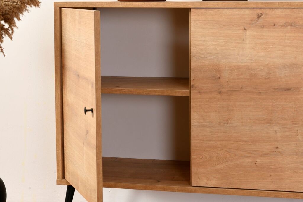 Hanah Home Console Calvin, 80x180x41 см, даб