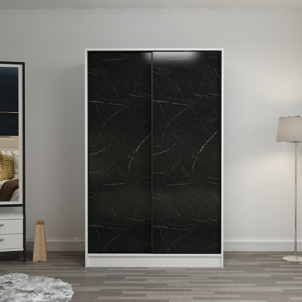 Гардеробер Hanah Home Kale-2312, 120x190x60 см, црна