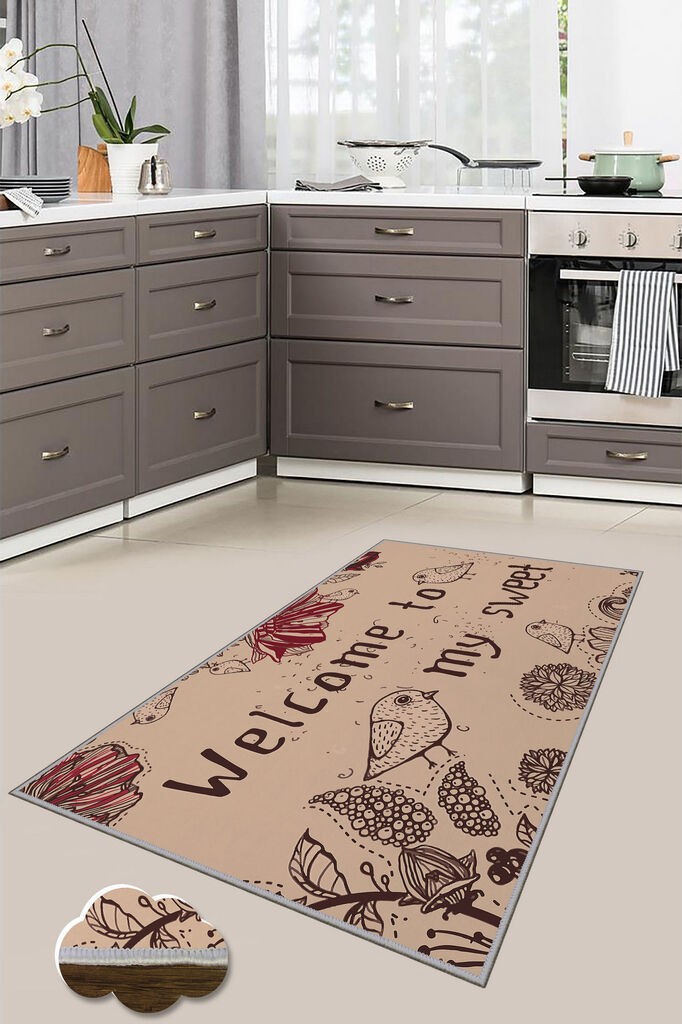 Тепих Conceptum Hypnose Wookece174, 80x200 см, црно-бел