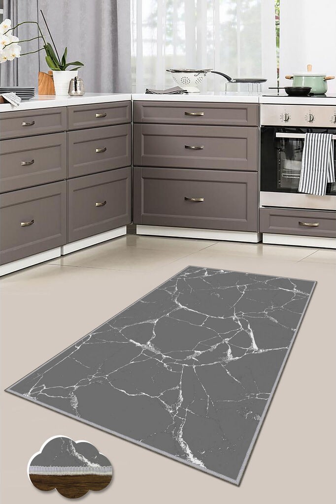 Conceptum Hypnose тепих Wookece208, 100x300 cm, сива