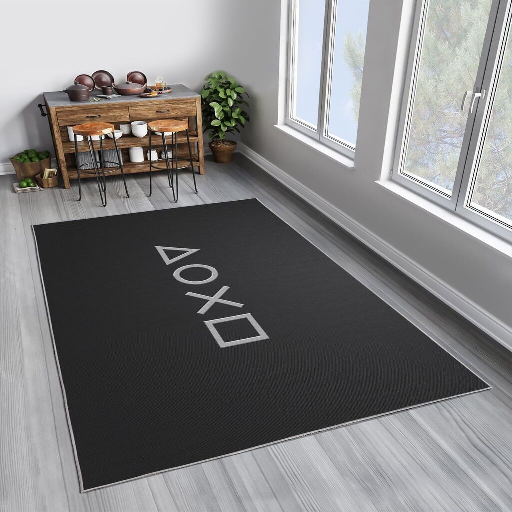 Тепих Conceptum Hypnose Woopamuk277, 80x150 см, црно-бел