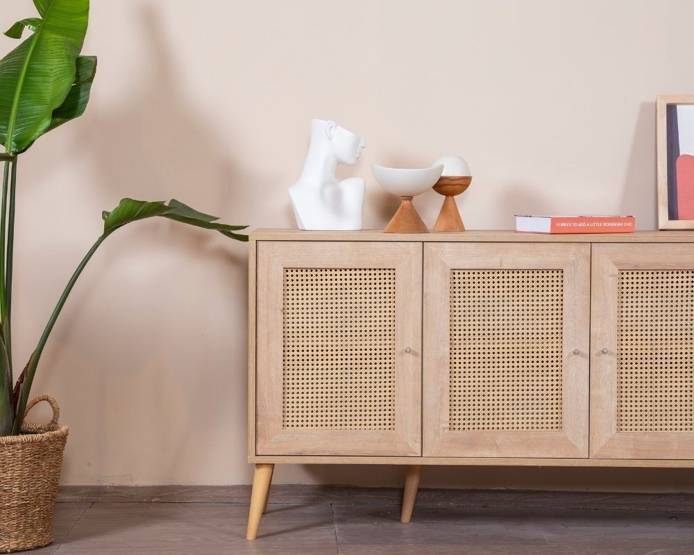 Hanah Home Console Calvin, 80x180x41 см, даб