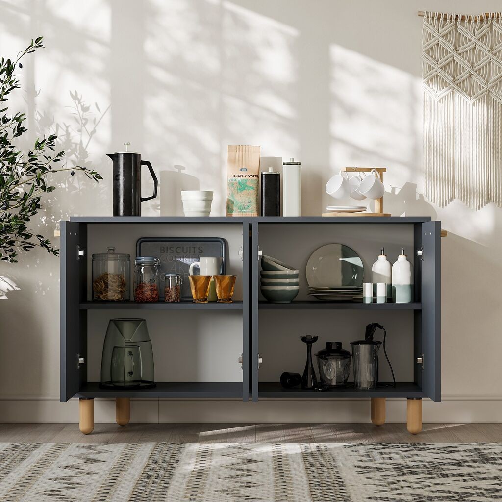 Hanah Home Console Venice, 120x73,6x29,6 см, Антрацит