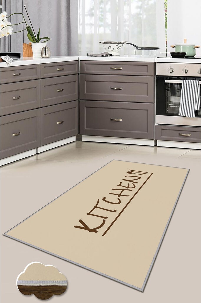 Conceptum Hypnose Carpet Wookece240, 80x300 cm, кафеаво-крем