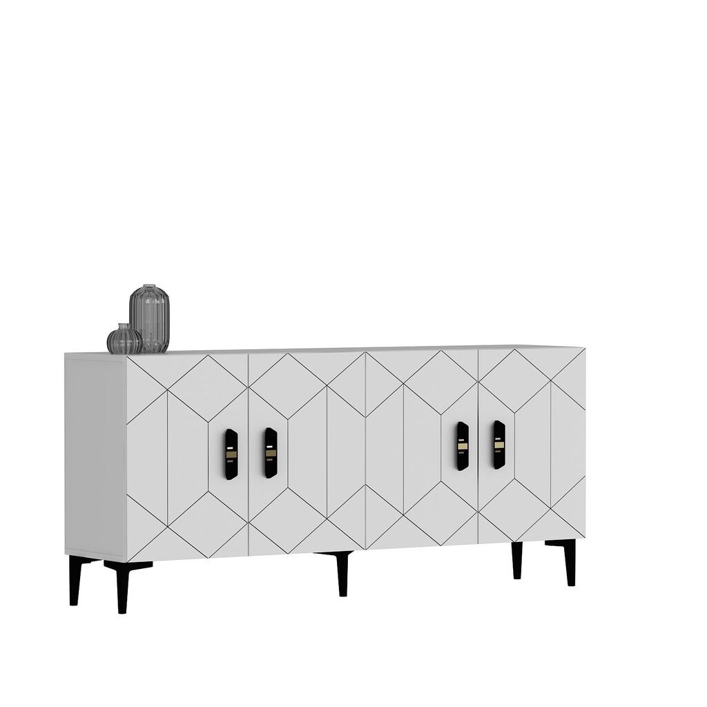 Hanah Home Console Cross KB150, 150x75x35 см, бела