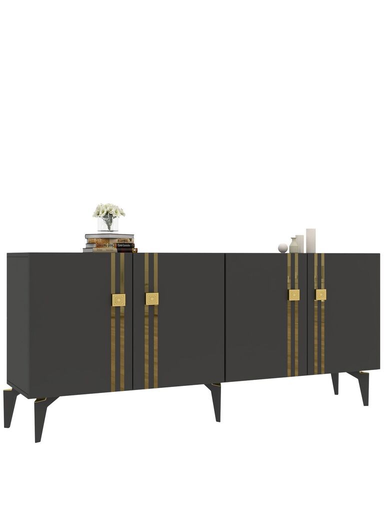 Домашна конзола Hanah Bahar KB150, 150x80x35 см, антрацит